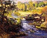 Joseph Kleitsch Creek Laguna Canyon painting